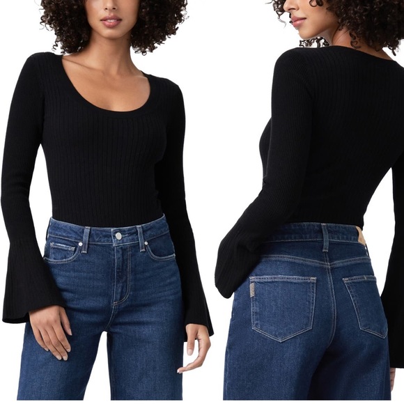 PAIGE Tops - Paige bell sleeve bodysuit